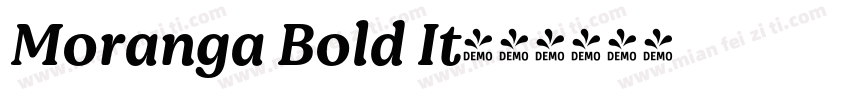 Moranga Bold It字体转换